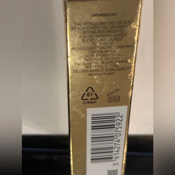 YSL Rouge Pur Couture “The Bold” Lipstick - Nude Lavalliere (Soft Rose Gold) - Picture 7 of 9